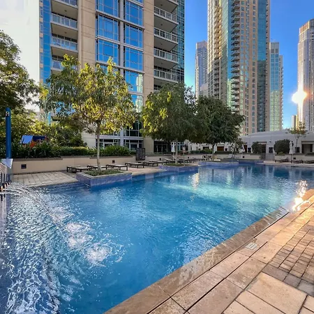 Superb 1-Bedroom Apartment With Full Burj Khalifa View - 5-Min Walk To Dubai Mall Esterno foto