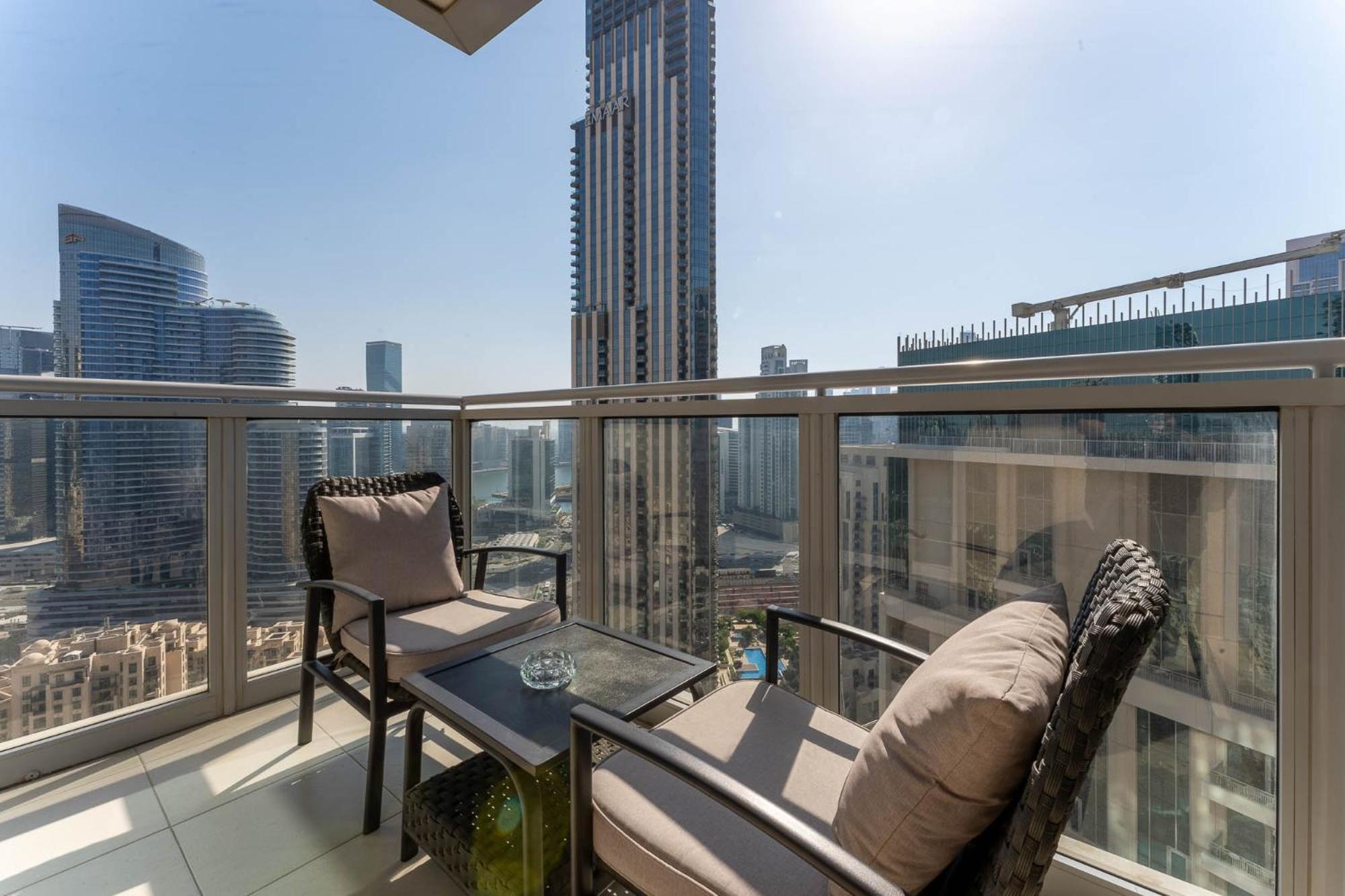 Appartamento Superb 1-bedroom With Full Burj Khalifa View - 5-min Walk To Mall